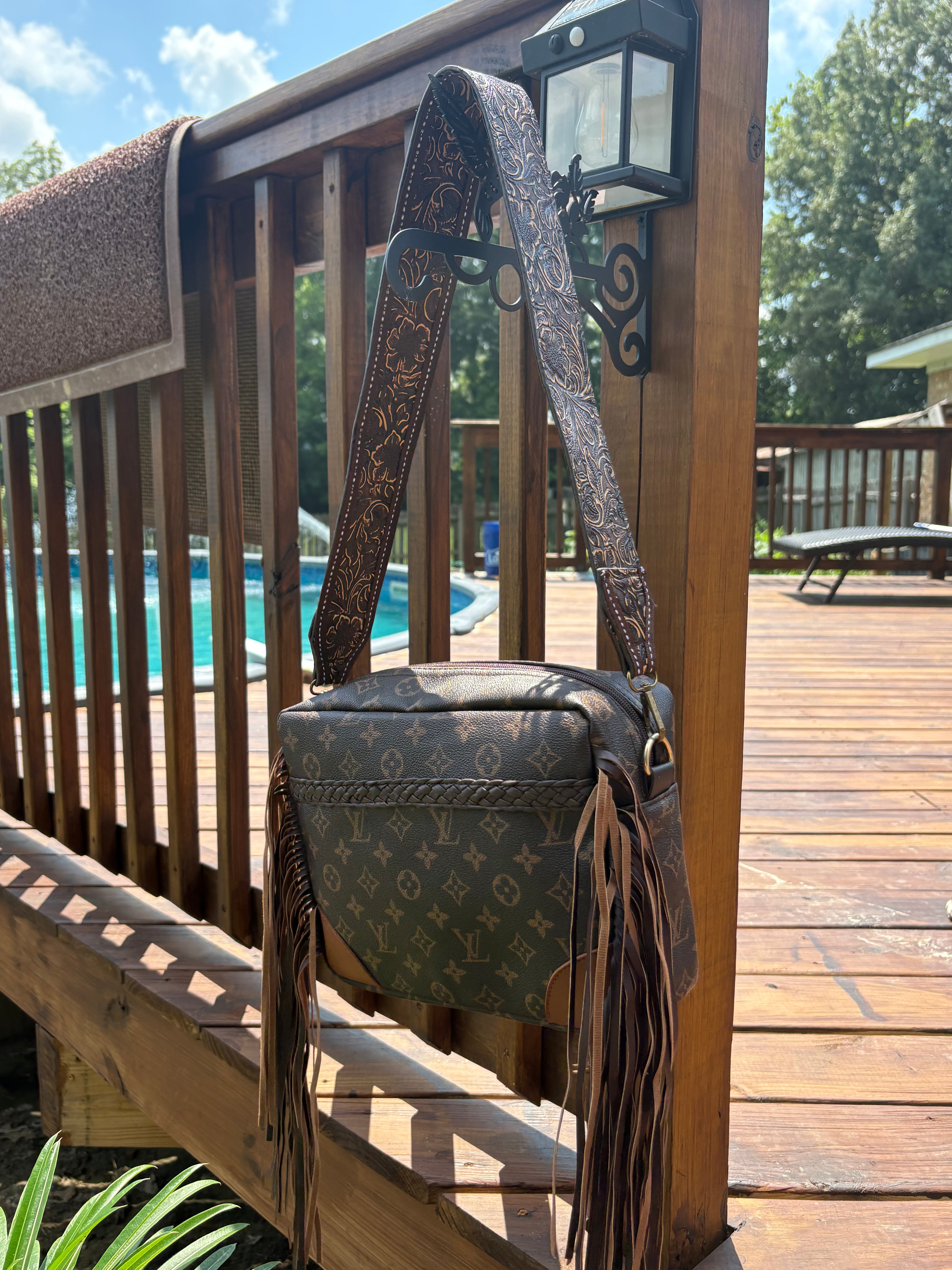 Square Fringe Crossbody