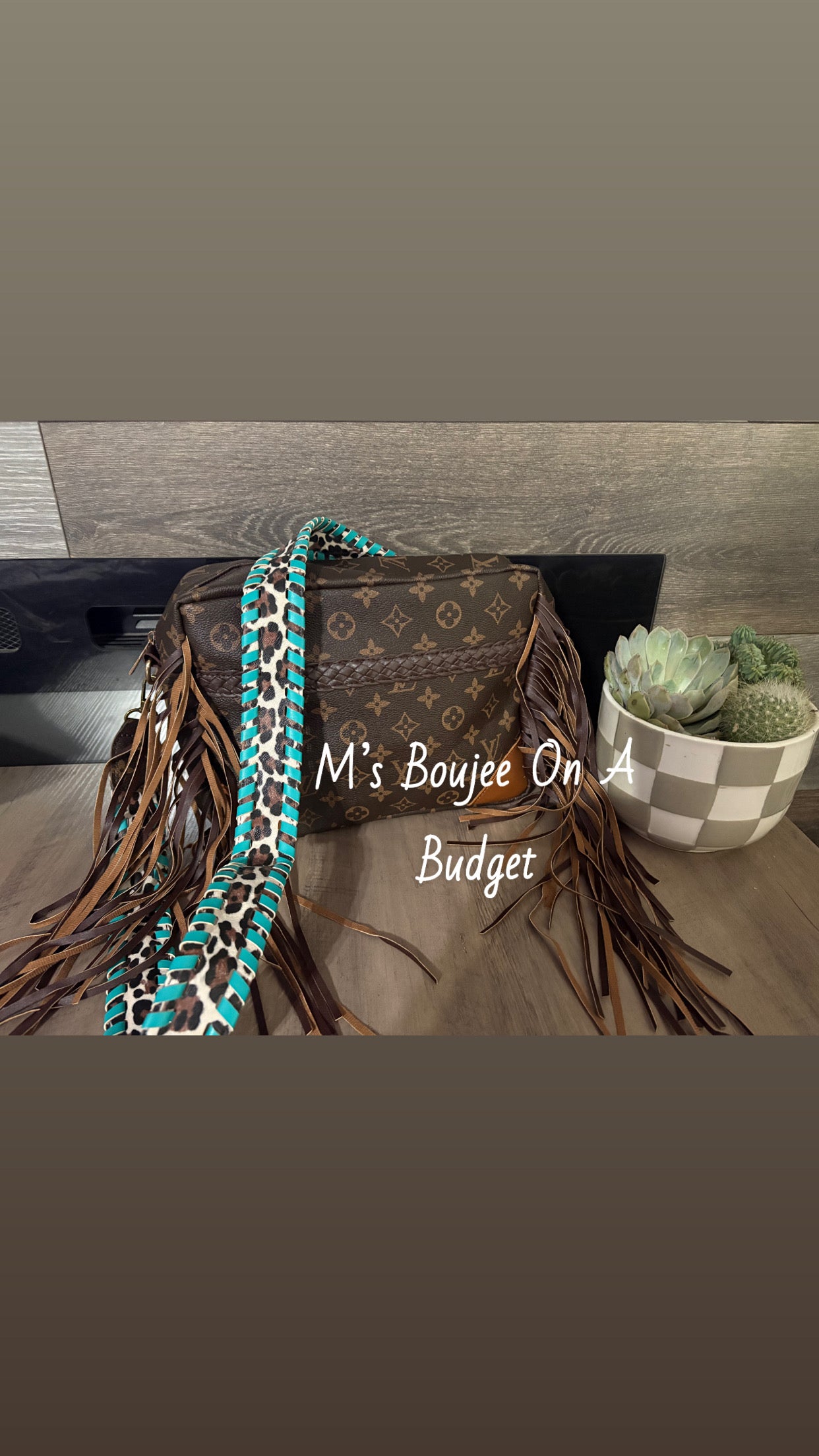 Square Fringe Crossbody