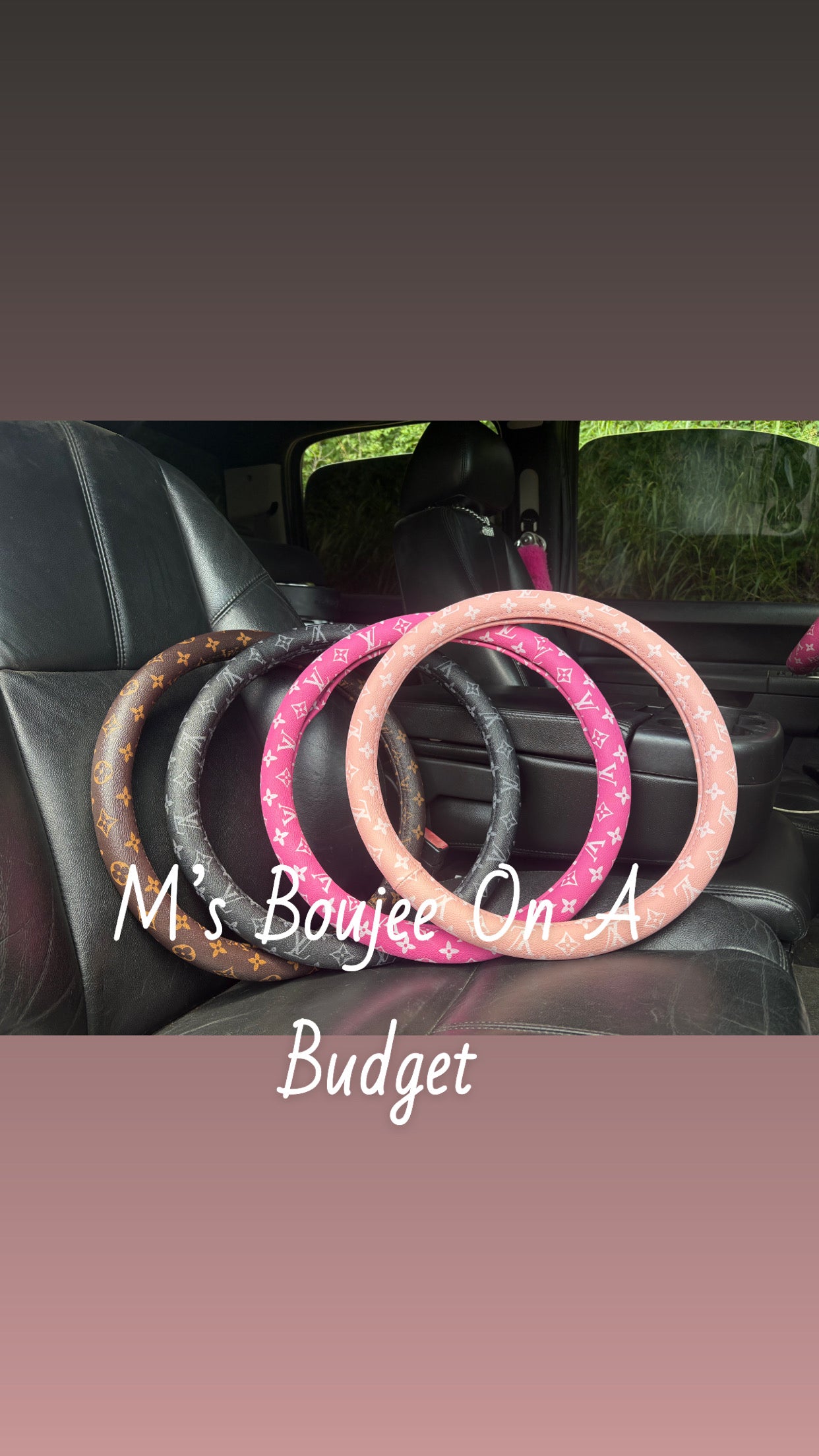 Boujee Steering Cover