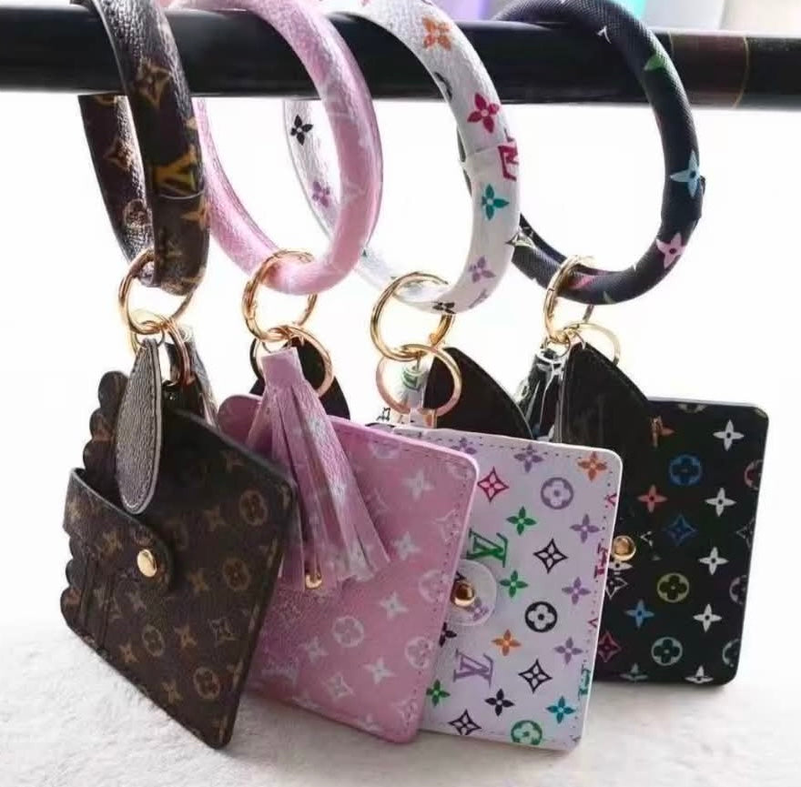 Wristlet Key Chain Card Holder